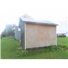 Image 3 : Wood Grainery/Storage Building with Sheet Metal Roof on Blocks 