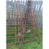 Image 2 : 2 Metal Corral Panels 10ft with Walk Through Gates 