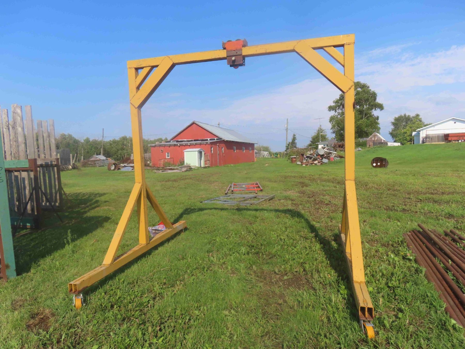 Rolling A Frame Hoist with Trolly