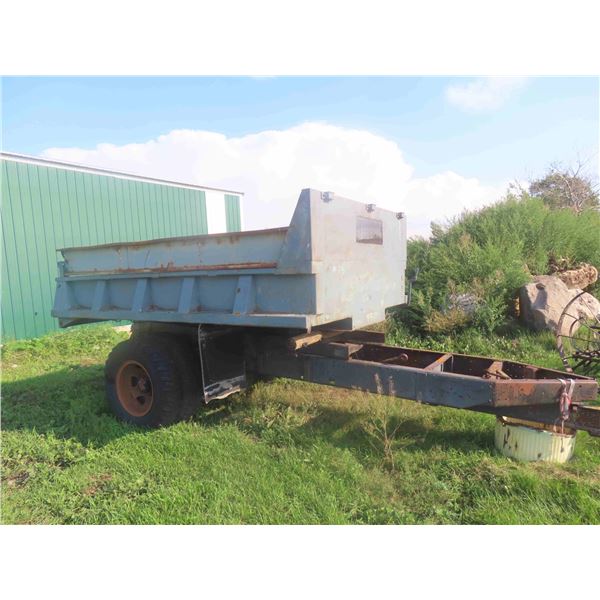 11ft Gravel Box Dually Trailer with PTO Drive, Hydraulic Lift. 