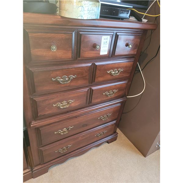 Pine High Boy Dresser C