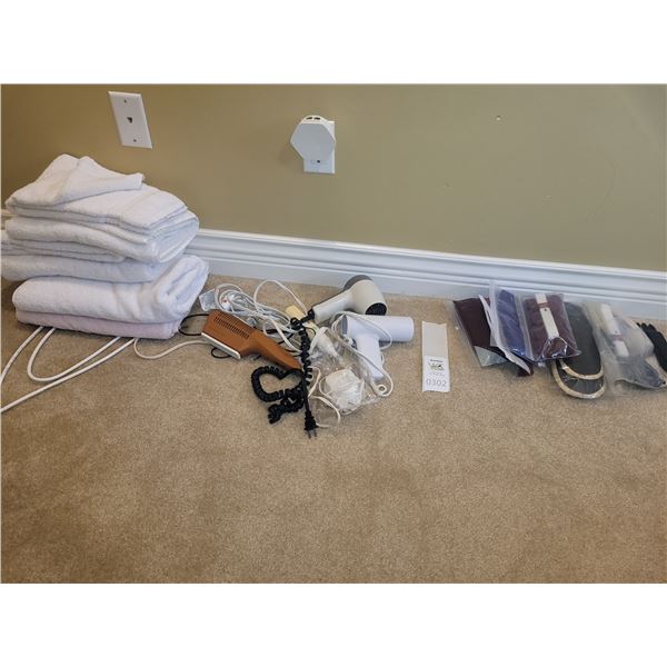 Towels, Hair Dryers A
