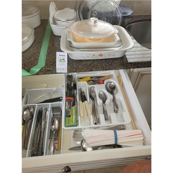 Covered Casseroles, Cutlery A