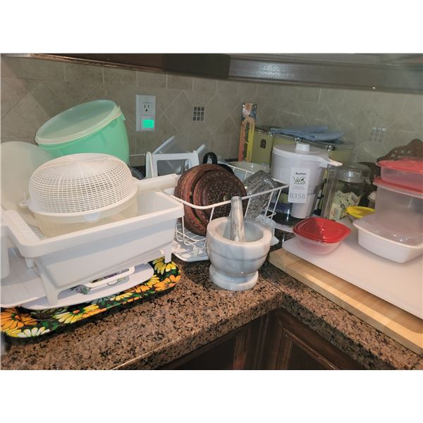 Vintage Cannisters, Corelle Bowls A