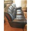 Image 5 : Faux Leather Sofa C