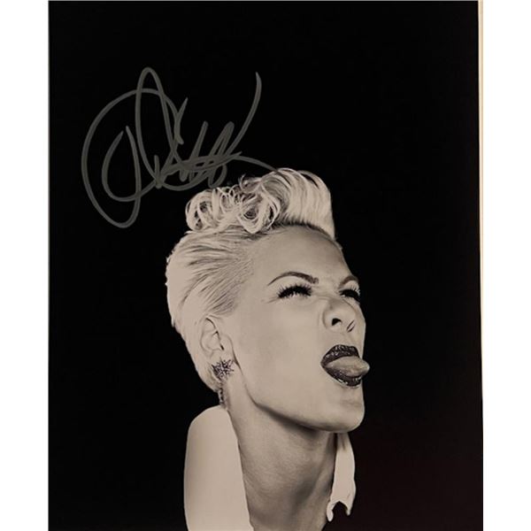 Pink Signed Photo