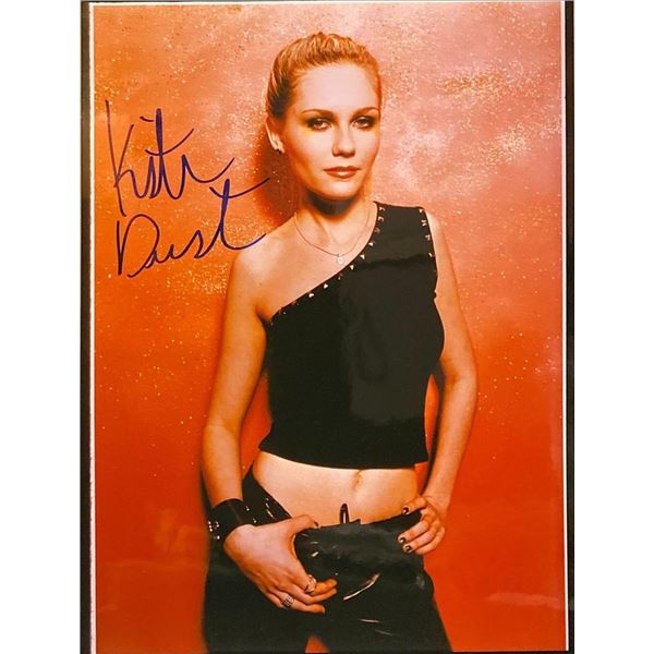 Spiderman Kirsten Dunst Signed Photo