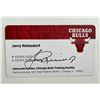 Image 1 : Chicago Bulls Chairman Jerry Reinsdorf signed business card