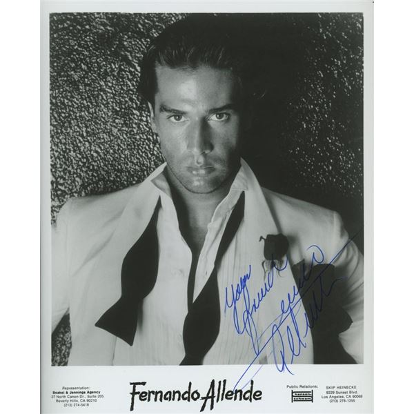 Naked Lies Fernando Allende signed photo