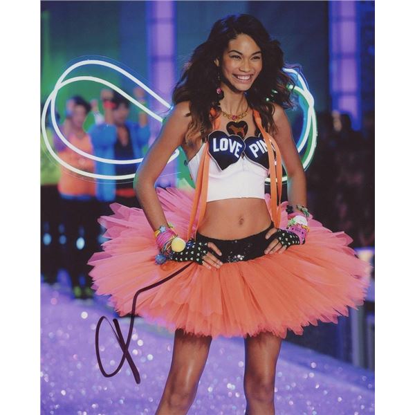 Supermodel Chanel Iman signed photo