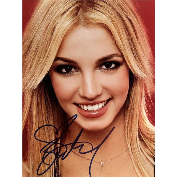 Britney Spears signed photo. 8x10 inches