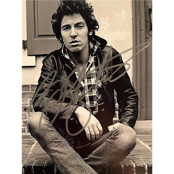 Bruce Springsteen signed photo