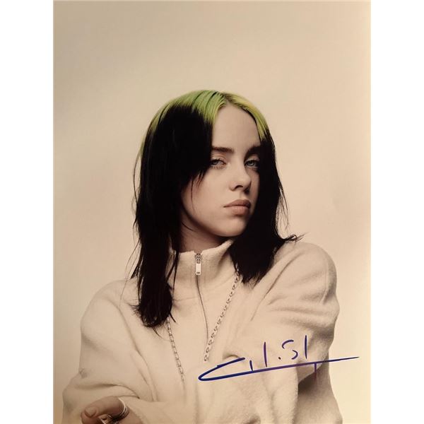 Grammy Winner Billie Eilish signed photo