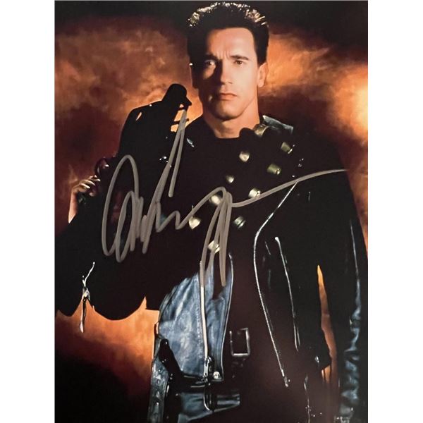 The Terminator Arnold Schwarzenegger signed movie photo