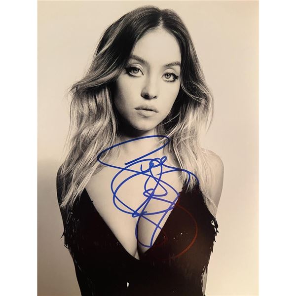 The White Lotus Sydney Sweeney signed photo