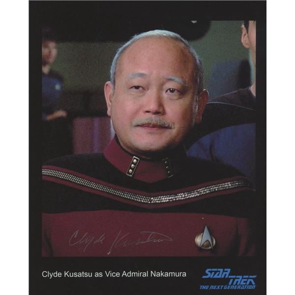 Star Trek Clyde Kusatsu signed photo