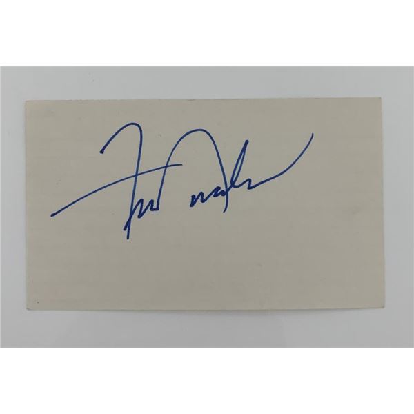 Musician Frankie Avalon signature