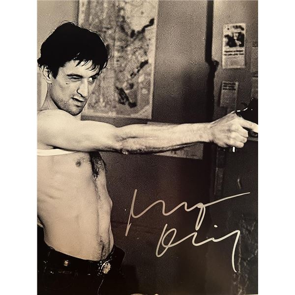 Taxi Driver Robert De Niro signed photo