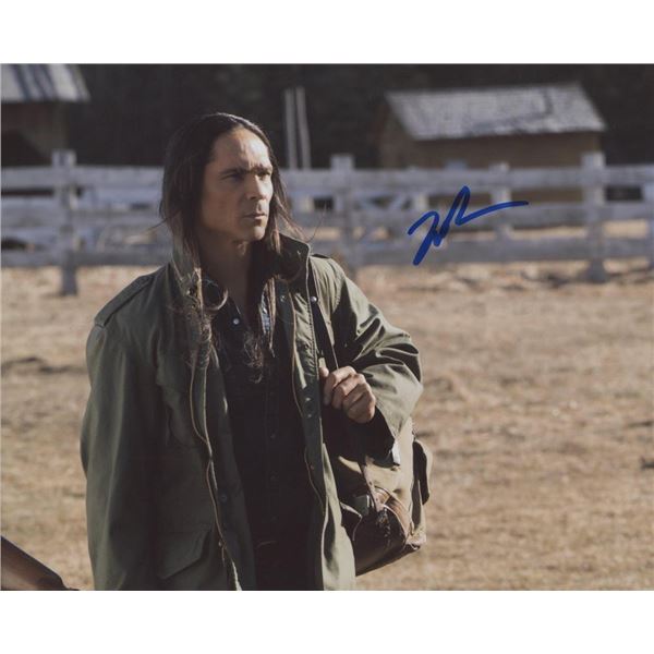 Dark Winds Zahn McClarnon signed photo