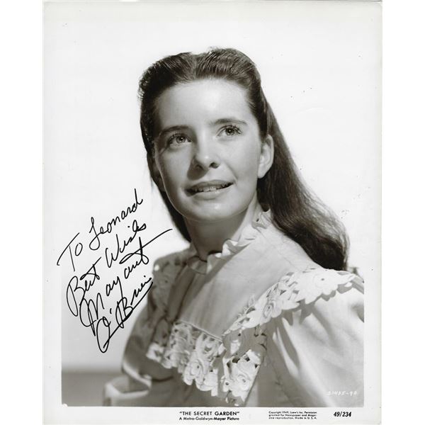 Meet Me In St Louis Margaret O'Brien Signed Photo