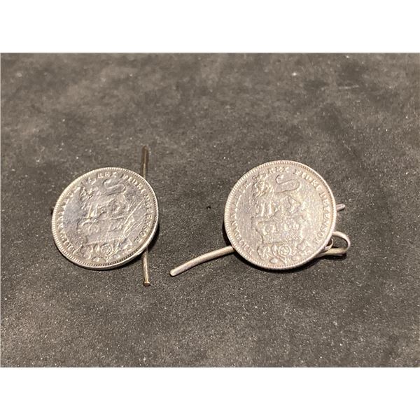 1829 British Silver Coin Cufflinks