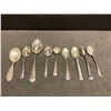 Image 1 : A Collection of Nine Silver Spoons