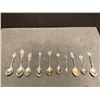 Image 1 : A Collection of 10 Silver Spoons