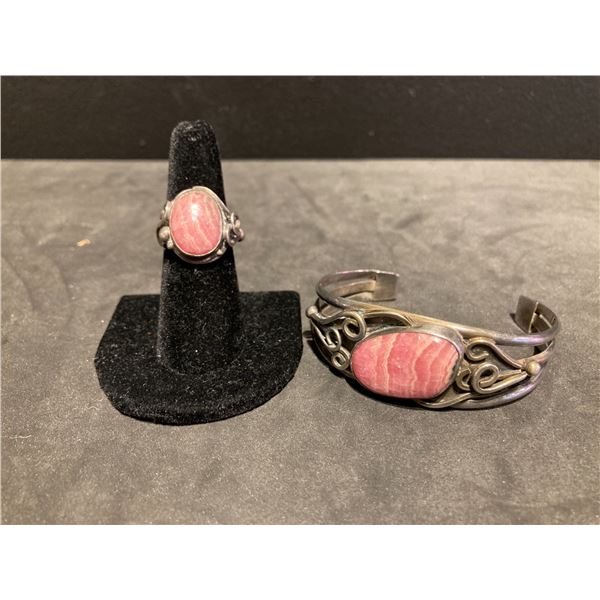 Vintage Southwest Silver Bracelet and Ring