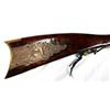Image 8 : Unknown Black Powder Kentucky style Percussion Cap Rifle - 45 Cal