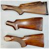 Image 2 : 3 Wood Stocks - One is High End with Riser and Pad - Unknown