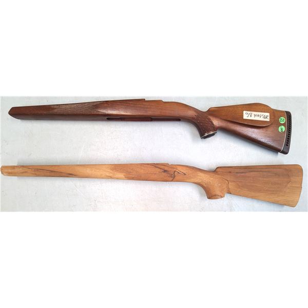 Mauser K98 Stock x 2 - 1 is Unfinished French Walnut FN Browning