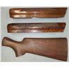 Image 1 : Remington 1100 Shotgun Wood Stock Set + Spare Forearm