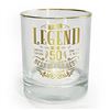 Image 1 : Legends of The World 8 oz Drinks Glass - 50 Years - NEW