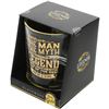 Image 2 : Legends of The World 8 oz Drinks Glass - The MAN - NEW