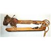 Image 2 : ANTIQUE Ice Skating Skates - Wood & Iron