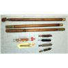 Image 1 : Wooden Vintage Shotgun Cleaning Rod & Brushes