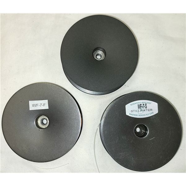 Fly Fishing Spare Spools 3 inch Metal