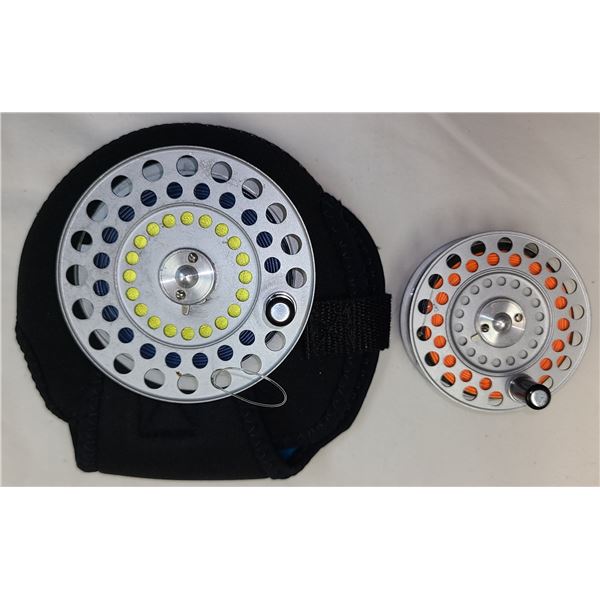 Hardy Bros Spare Fly Reel Spools x 2 + Bare Sleeve
