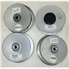 Image 2 : Spare Fly Reel Spools x 4 (Hardy Bros) All Loaded as Shown