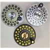 Image 1 : Fly Fishing Spare Spools 2 1/8 inch Metal x 3
