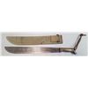 Image 1 : WW2 US Military TruTemper 1945 Machete c/w Sheath - RARE