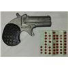 Image 2 : Derringer Cap Gun - Metal Construction c/w Caps & Case - Made in Italy