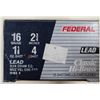 Image 2 : Federal 16 ga Shotgun #4 Shot - 25 rds