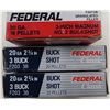 Image 1 : Federal 20 ga Shotgun Ammo 000 Pellet Buck Shot - 15 rds