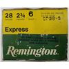 Image 1 : Remington 28 ga Shotgun Ammo #6 Shot - 25 rds