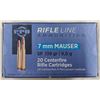 Image 2 : 7 mm Mauser PPU Rifleline 139 gr Soft Point - 20 rds