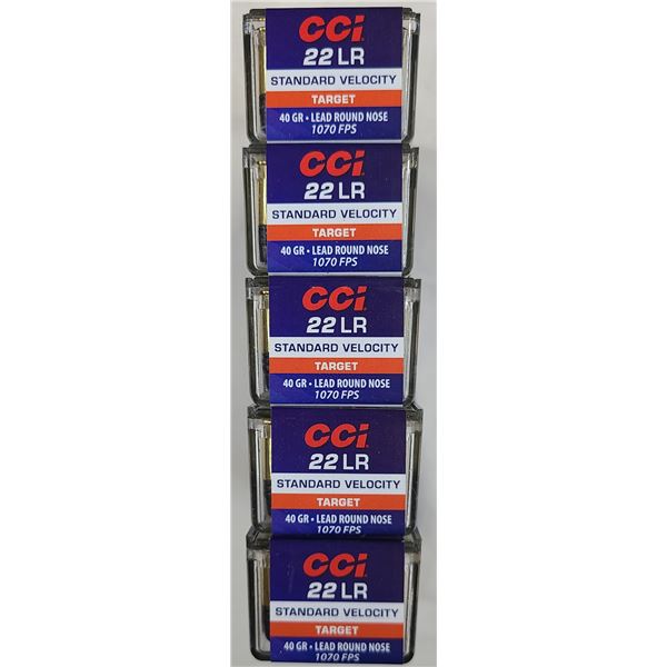 22 LR CCI Standard Target 40 gr Ammo - 500 rds