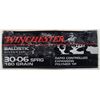 Image 2 : 30-06 Springfield Winchester 180 gr Ballistic Silvertip - 20 rds