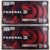 Image 1 : 9 mm Luger Federal American Eagle 124 gr FMJ - 100 rds