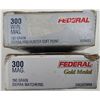 Image 1 : 300 Magnum Federal Gold Medal 190 gr Sierra - 40 rds